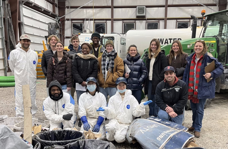 St. Lawrence University Students Observe First Upstate Winter Sampling