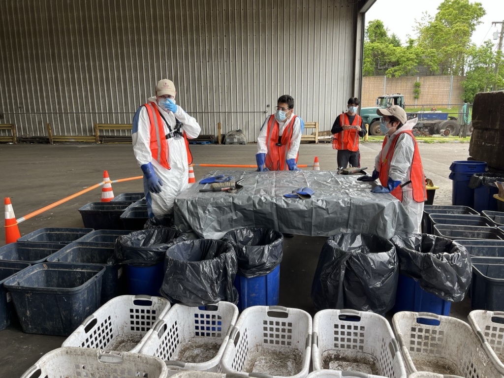 Waste Facility in Southhold, NY in May 2025