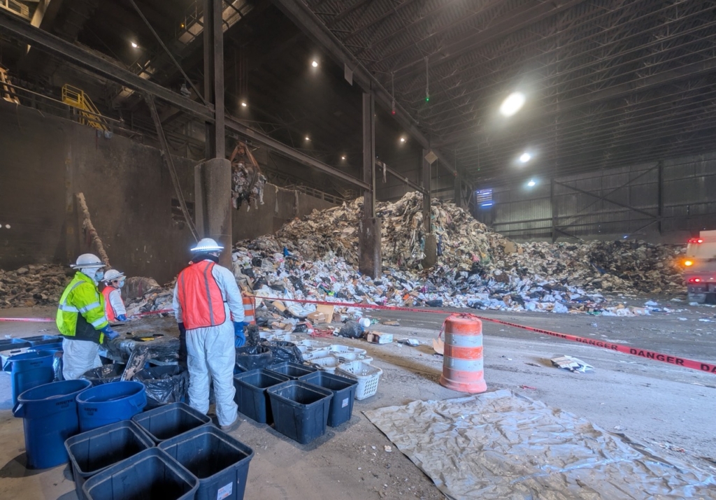 Waste Facility in Islip, New York in March 2025